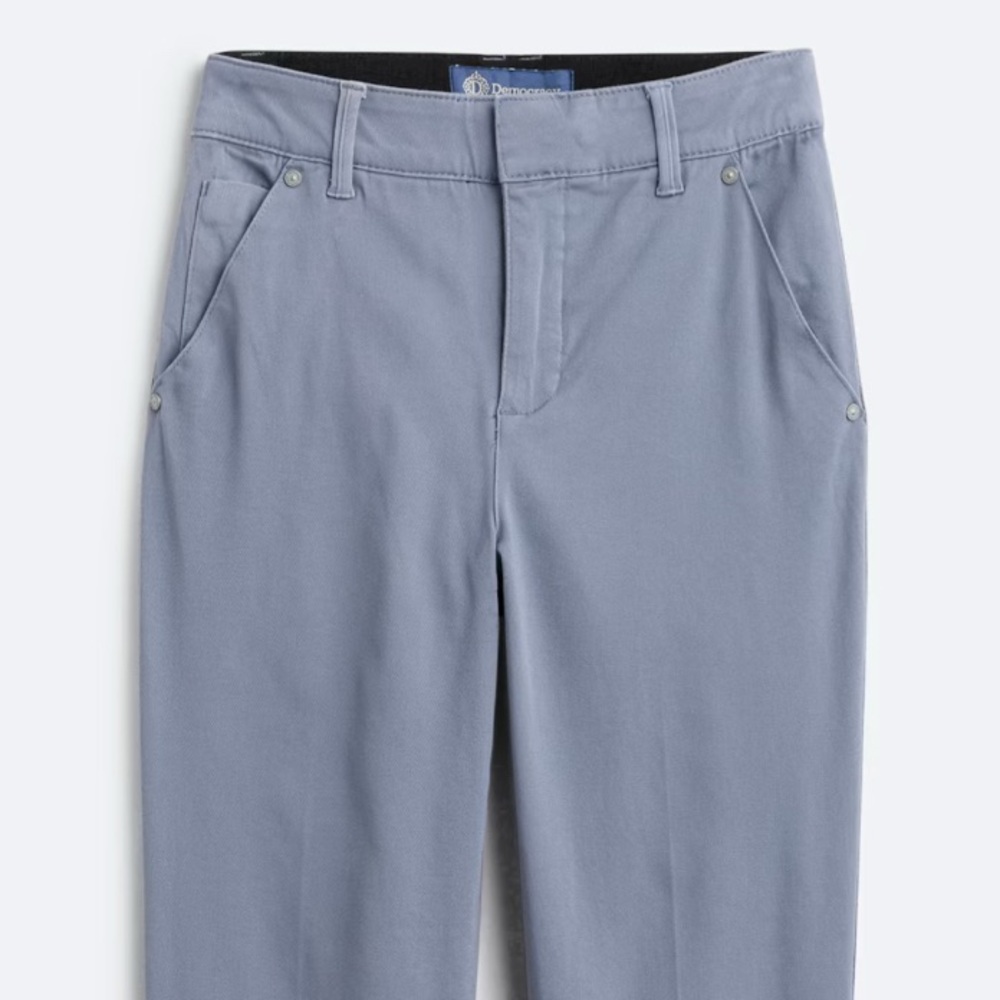 Democracy Women's Light Blue Straight Leg Pants